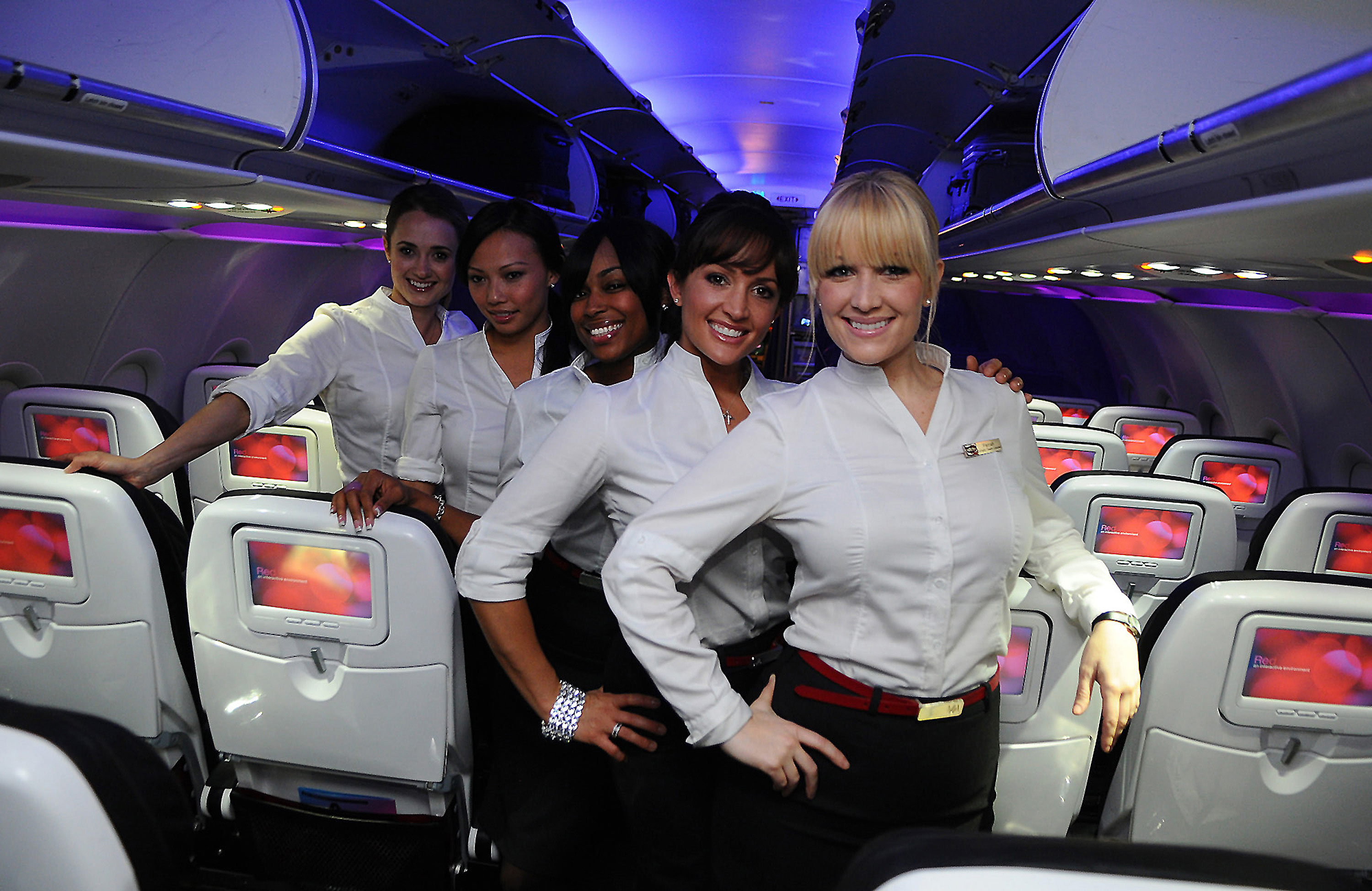 American flight attendant