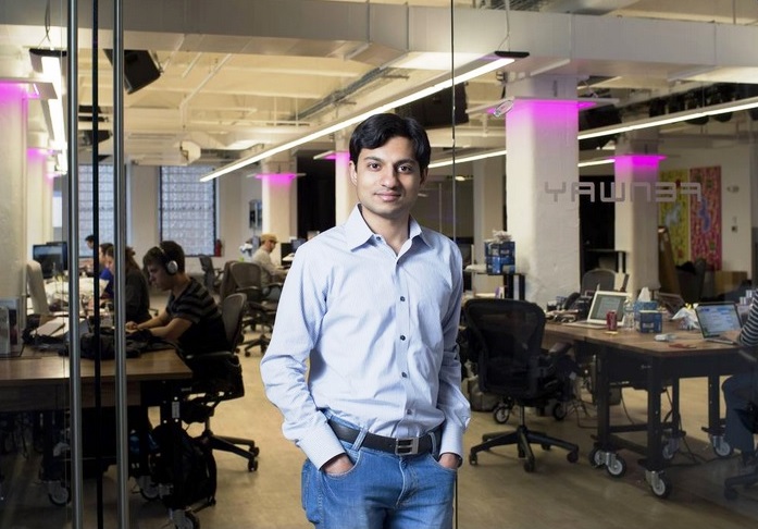 Vinayak Ranade, the founder of Drafted. Photo: M. Scott Brauer for The Wall Street Journal